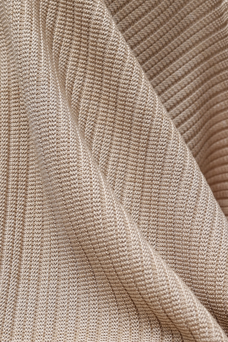 Polo Manga Curta Tricot Rib Rayon Camel — foto 6 de 6