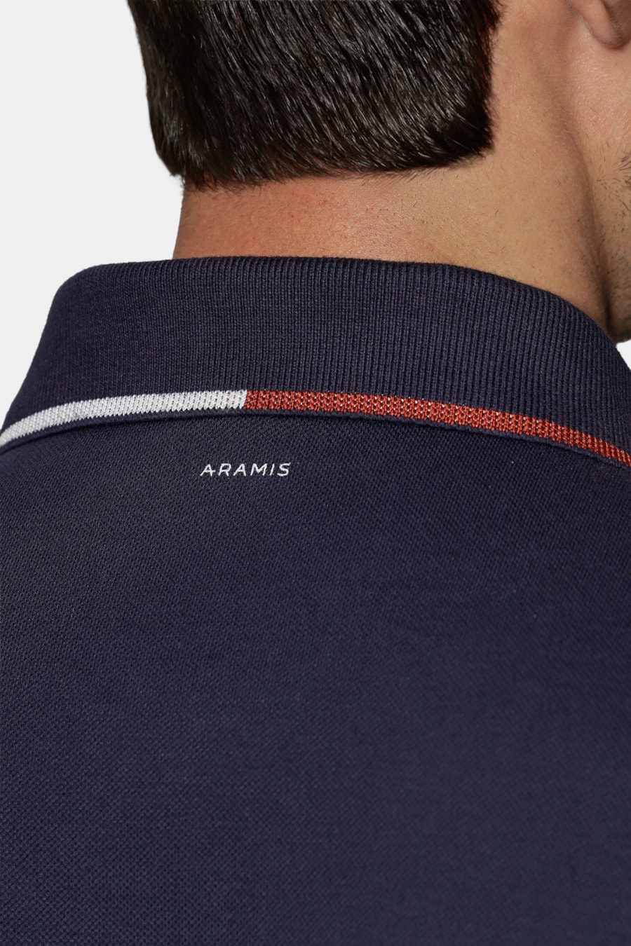 Polo Manga Custa Piquet Frisos Navy — foto 4 de 6