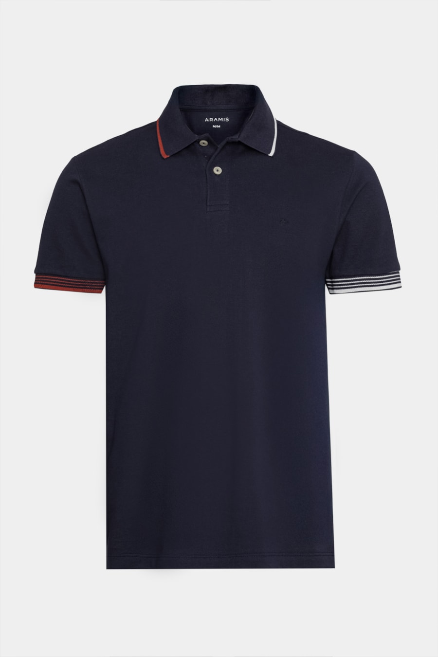 Polo Manga Custa Piquet Frisos Navy — foto 6 de 6