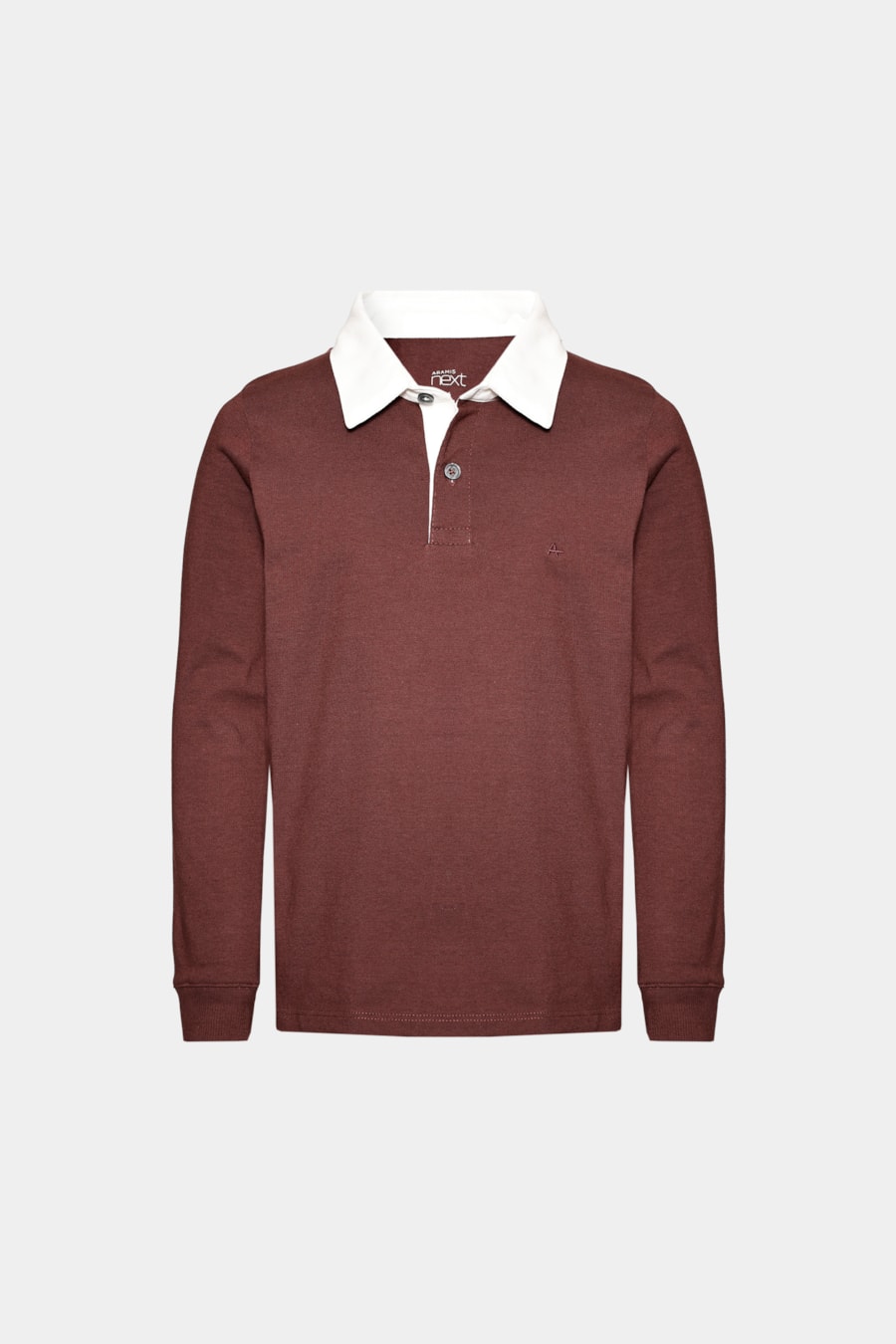 Polo Manga Longa Infantil Decote Aberto Burgundy — foto 1 de 4