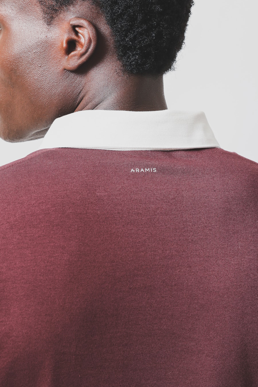 Polo Manga Longa Rugby Liso Burgundy 118 — foto 4 de 7