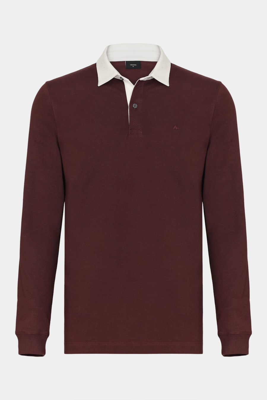 Polo Manga Longa Rugby Liso Burgundy 118 — foto 7 de 7