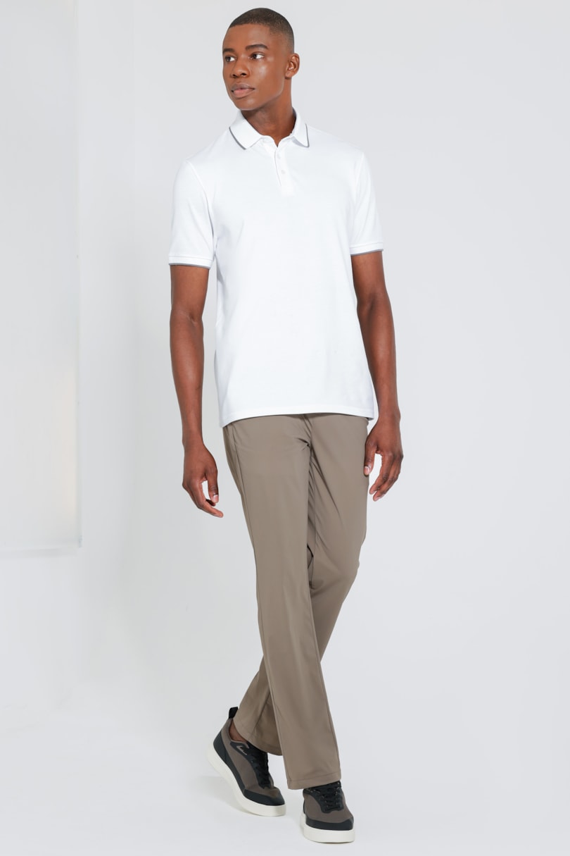 Polo Piquet Flex Branco