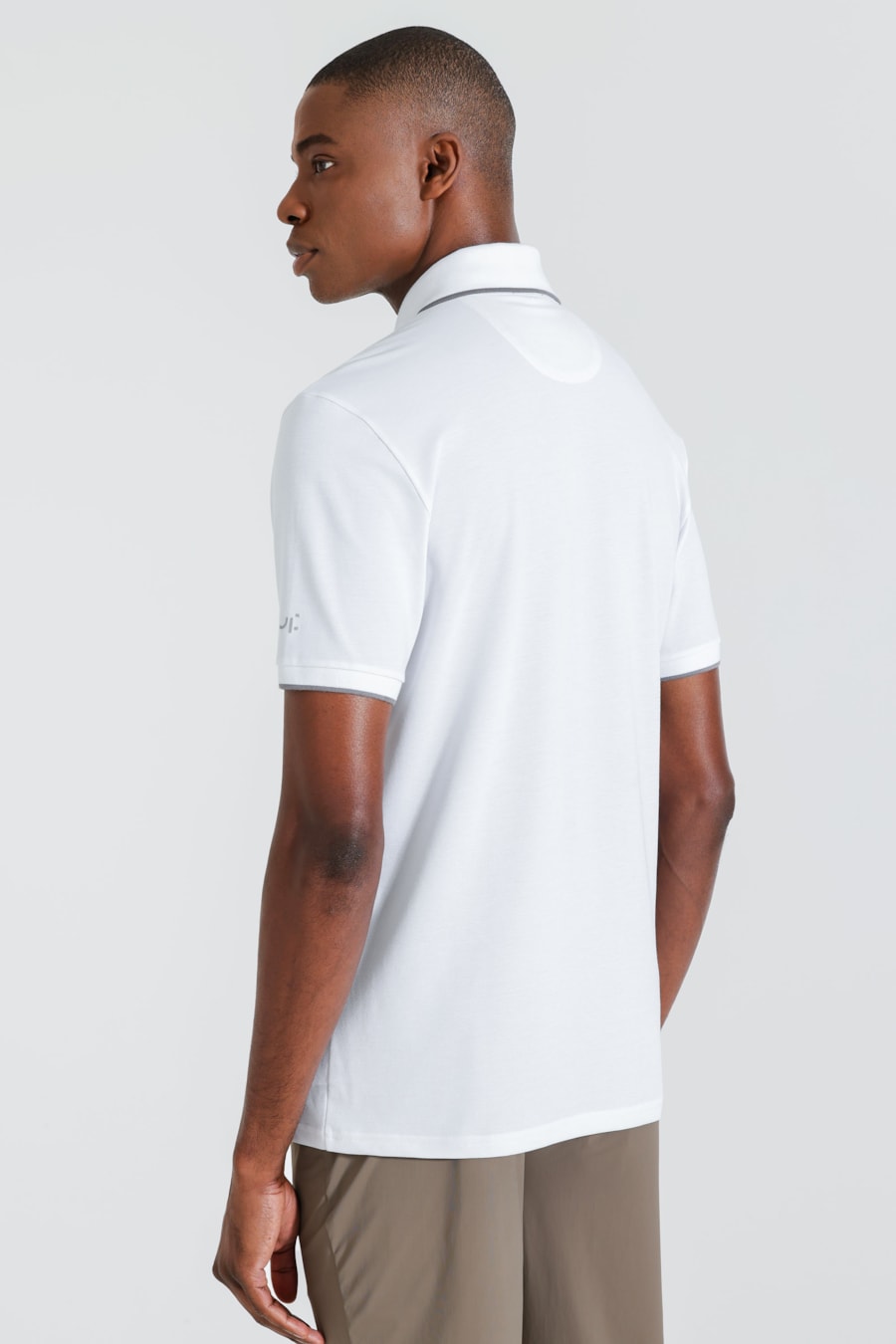 Polo Piquet Flex Branco — foto 4 de 5