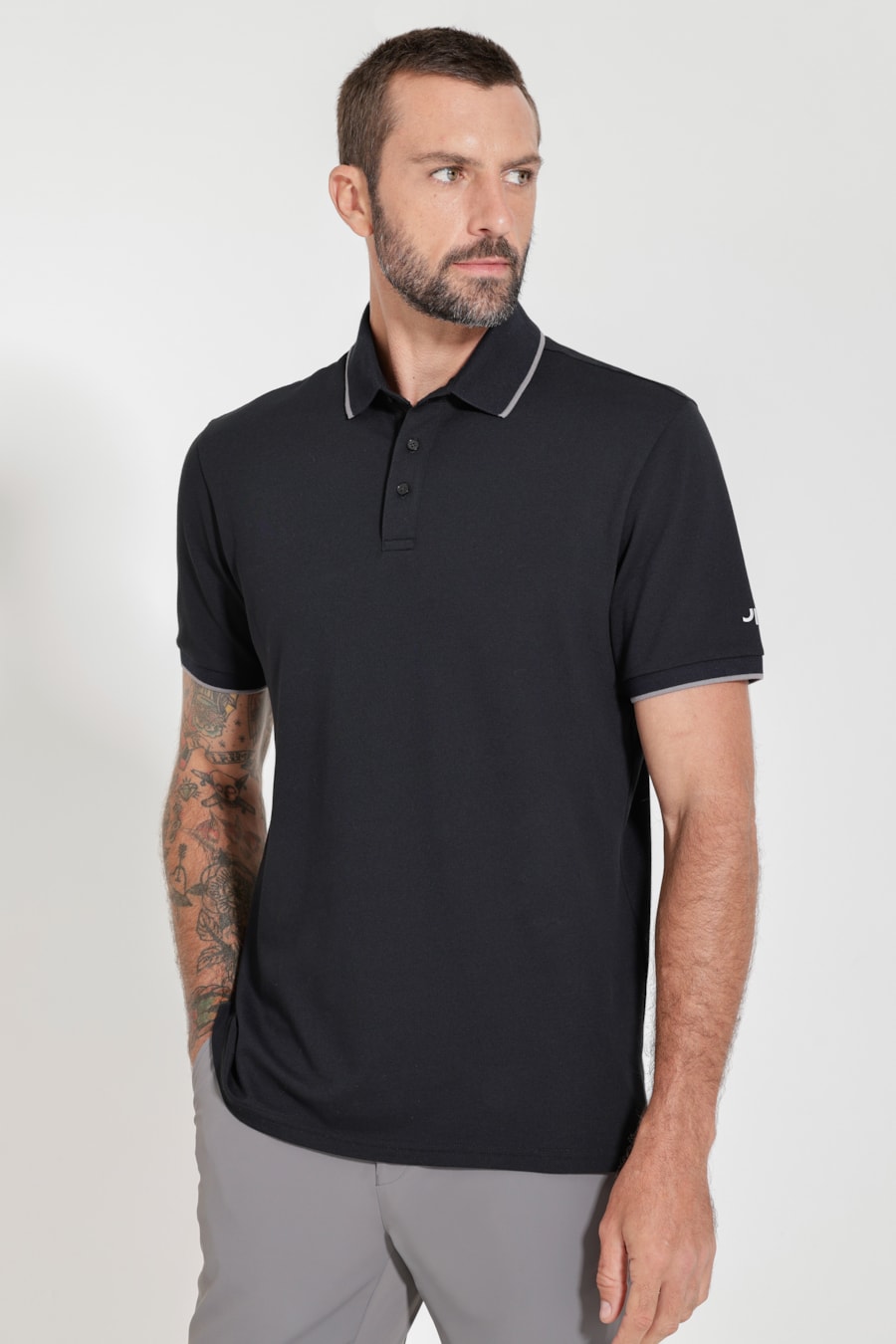 Polo Piquet Flex Preto — foto 1 de 6
