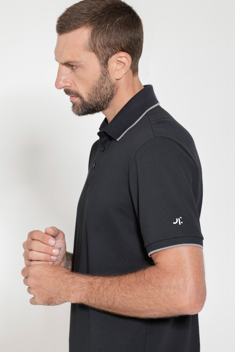 Polo Piquet Flex Preto — foto 3 de 6
