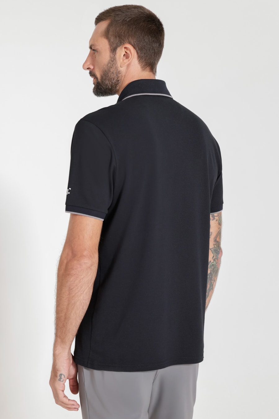 Polo Piquet Flex Preto — foto 4 de 6