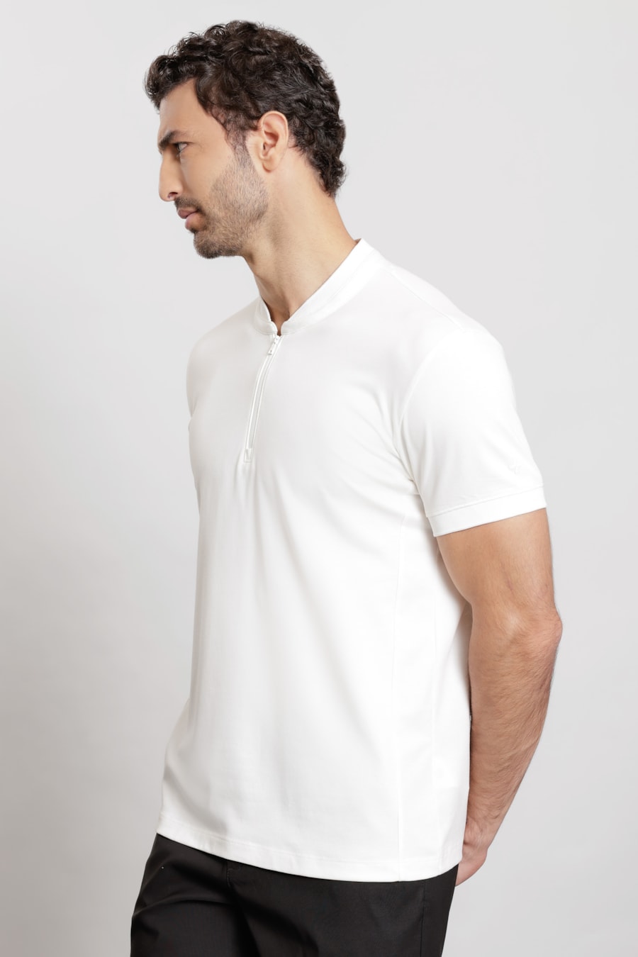 Polo Piquet Pima Performing Branco Polar — foto 1 de 6