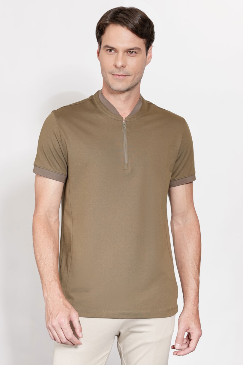 Polo Piquet Pima Performing Verde Militar