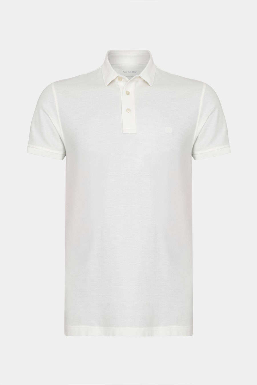 Polo Piquet Pima Resinado T-Shirt Off White — foto 5 de 5