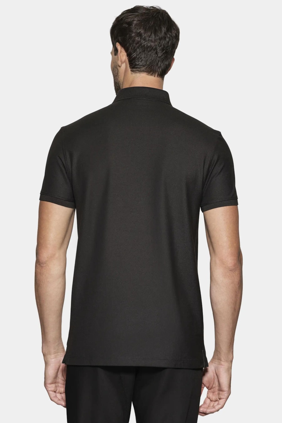 Polo Piquet Pima Resinado T-Shirt Preto — foto 5 de 6