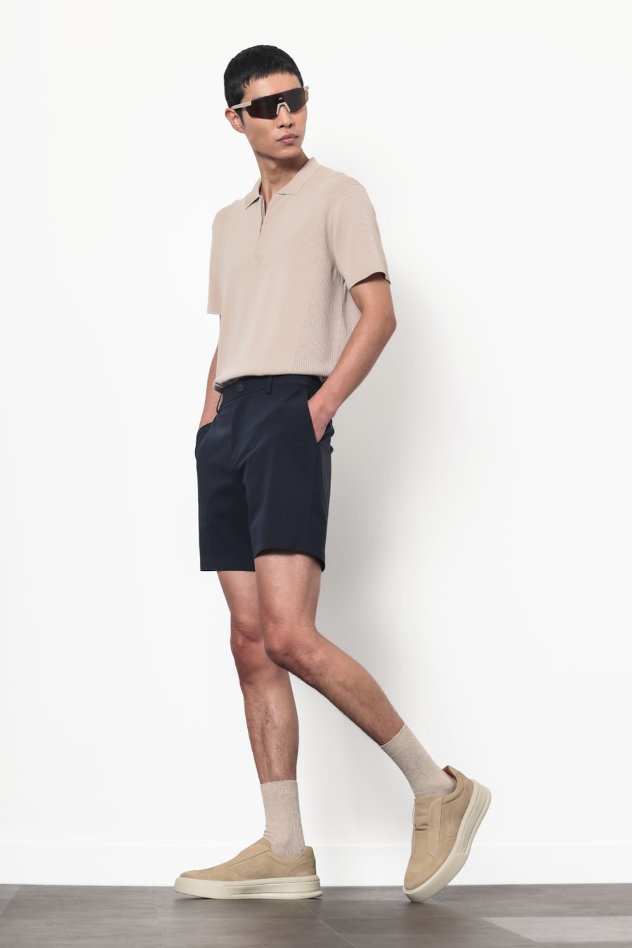 Polo Tricot Air Flow Knit Amendoa — foto 2 de 8