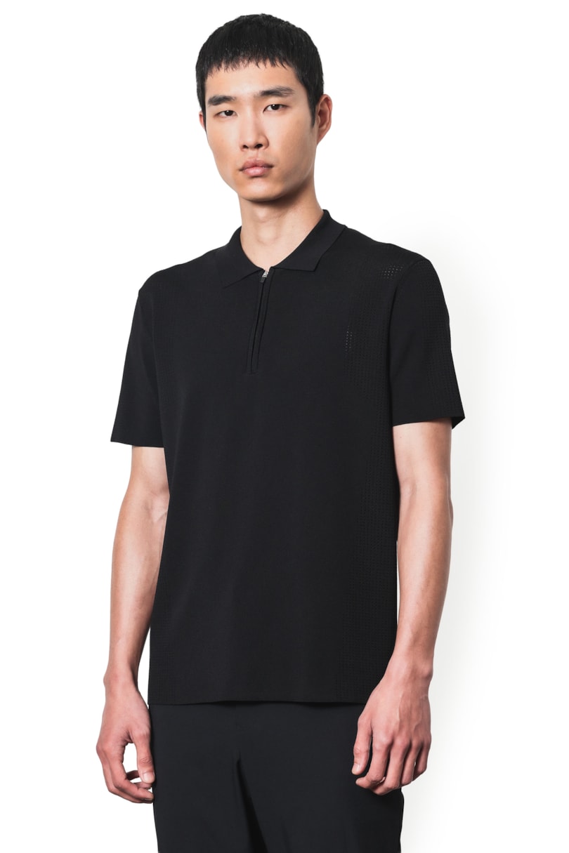 Polo Tricot Air Flow Knit Preto
