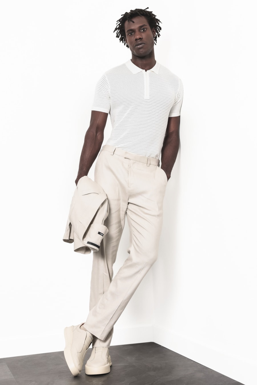 Polo Tricot Com Zíper Bubble Algodao — foto 2 de 7