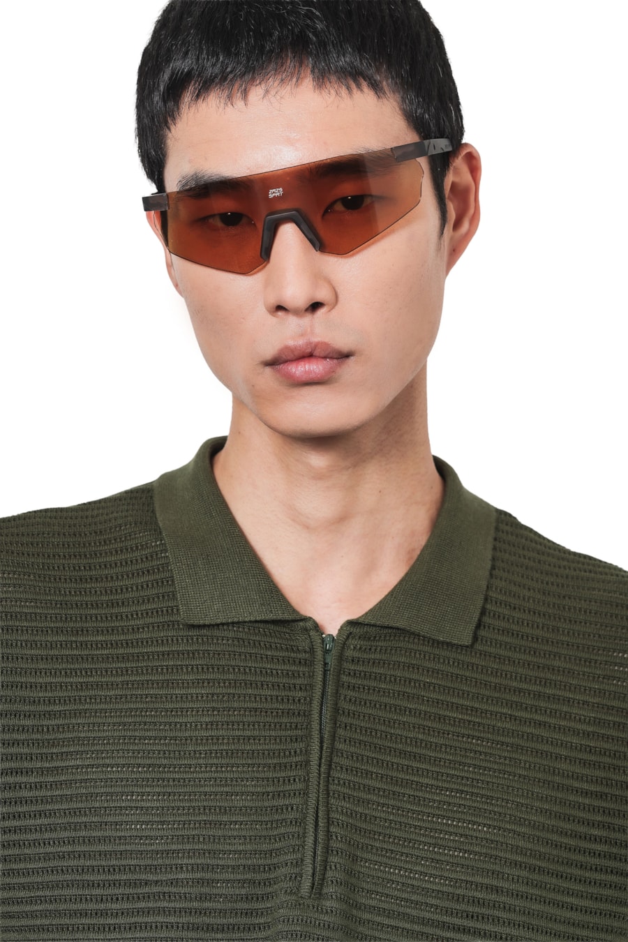 Polo Tricot Com Zíper Bubble Menta — foto 3 de 8