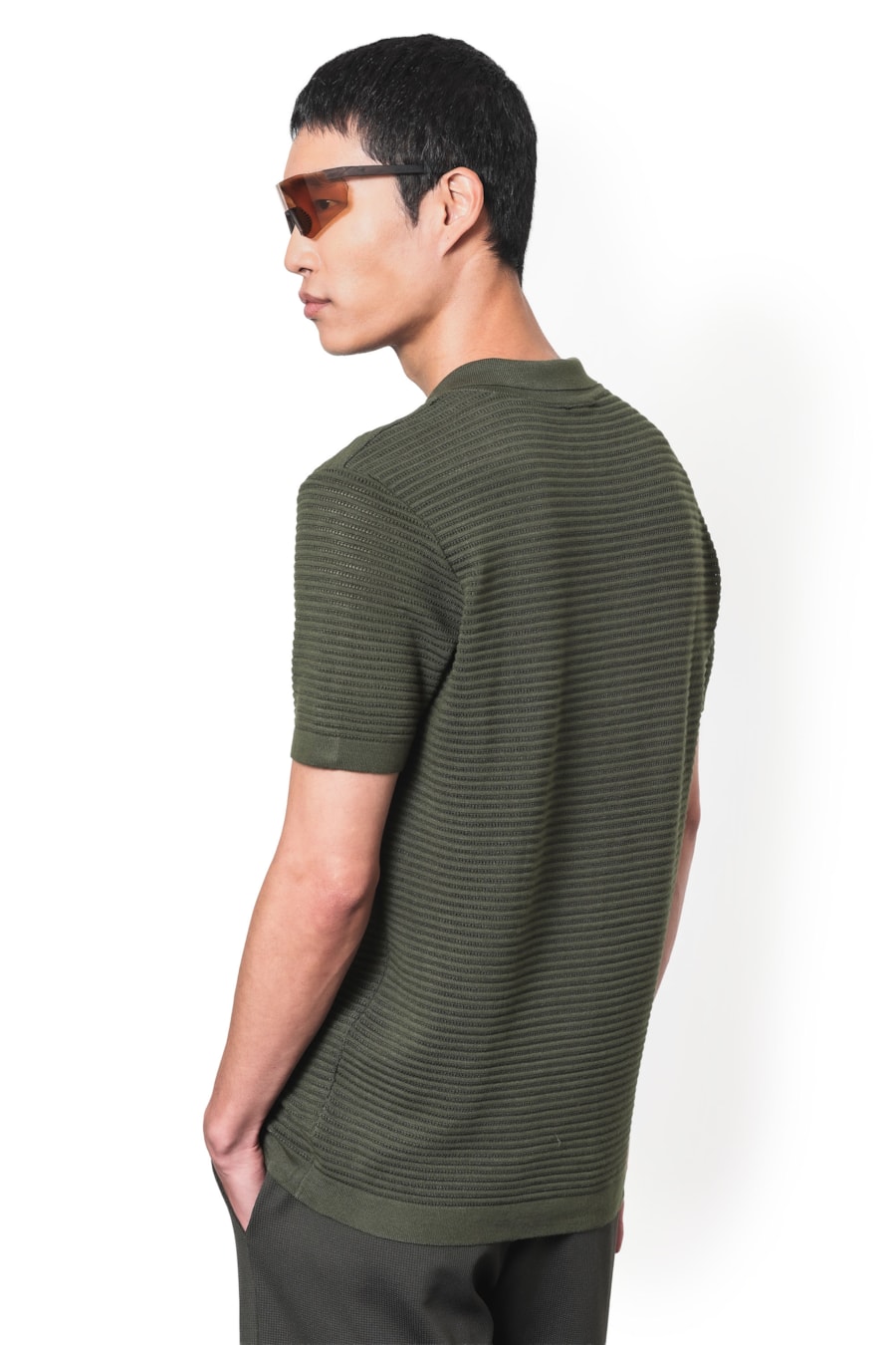 Polo Tricot Com Zíper Bubble Menta — foto 5 de 8