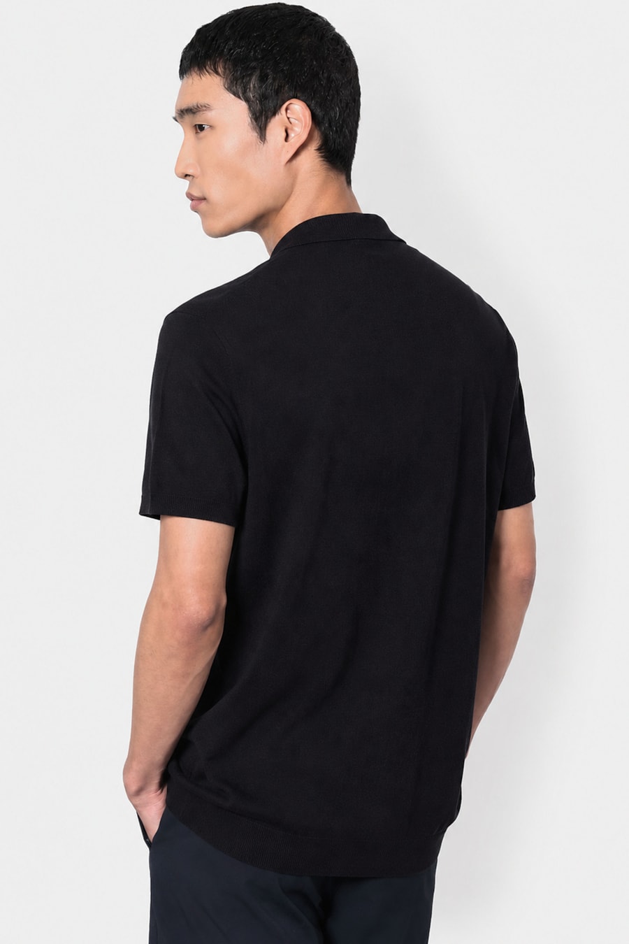 Polo Tricot Explorer Techknit Marinho Escuro — foto 4 de 5