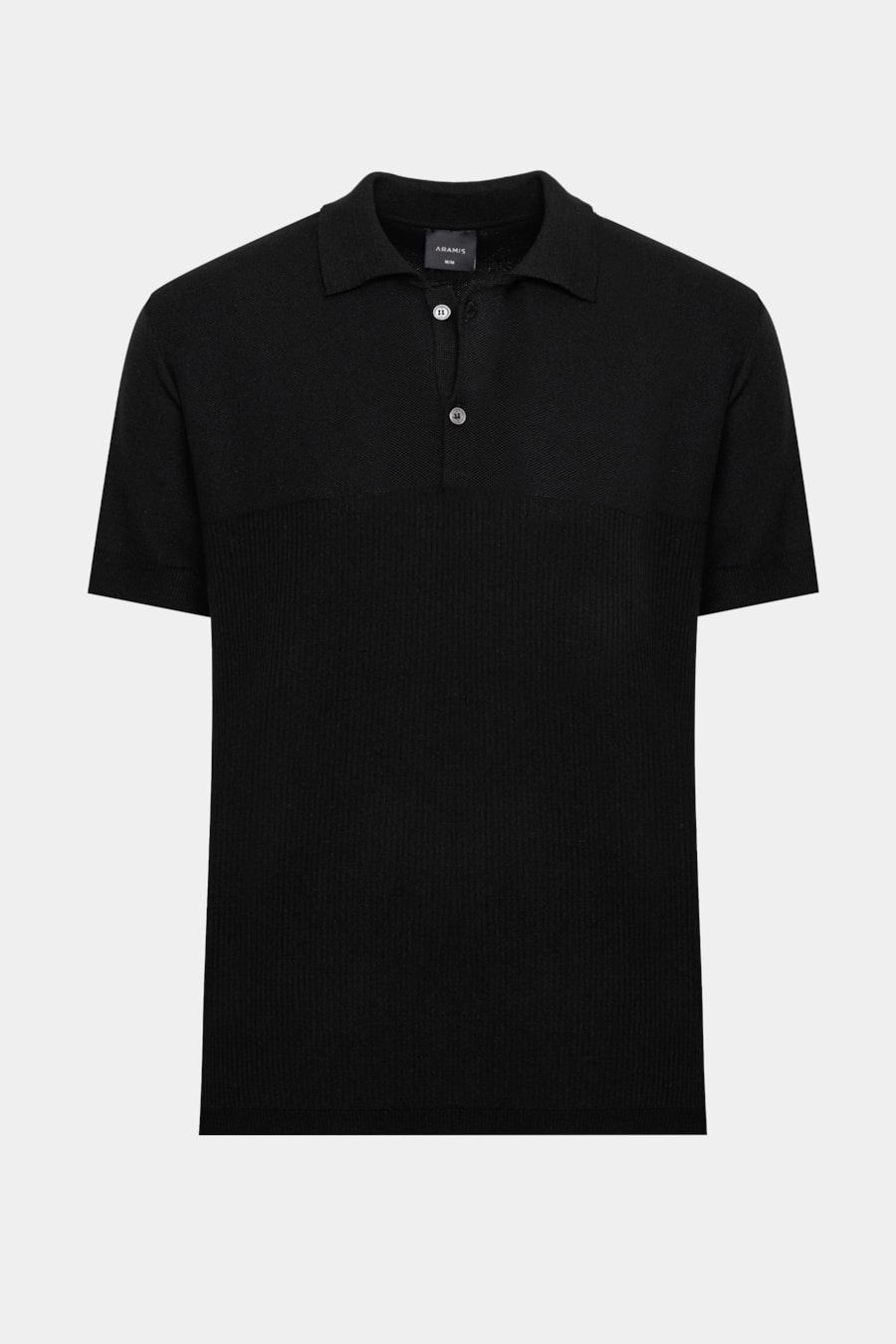Polo Tricot Mix Jacquard Preto — foto 5 de 5