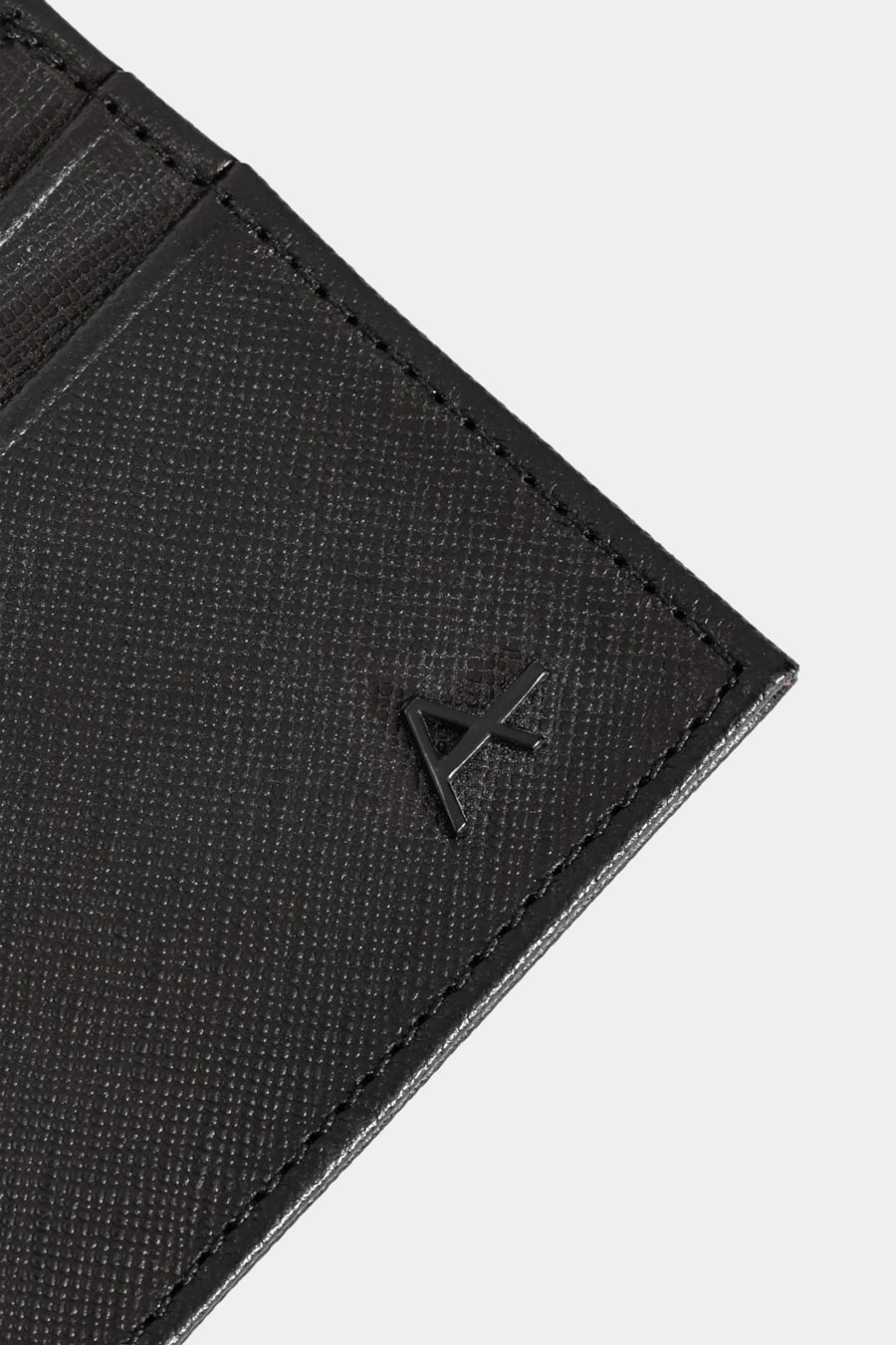 Porta Cartão Flat Saffiano Preto — foto 3 de 3
