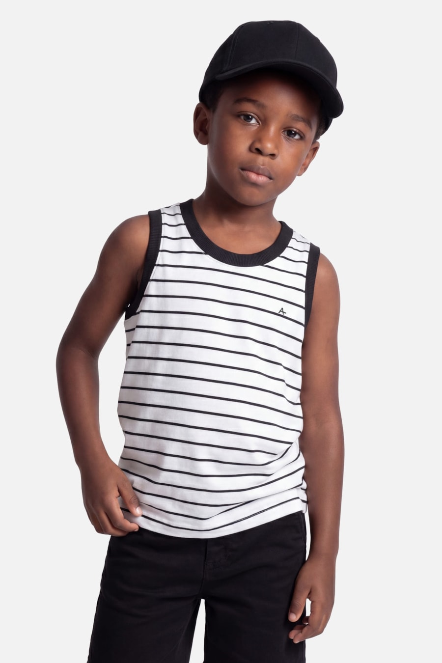 Regata Infantil Listrada Off White C/Preto — foto 1 de 3