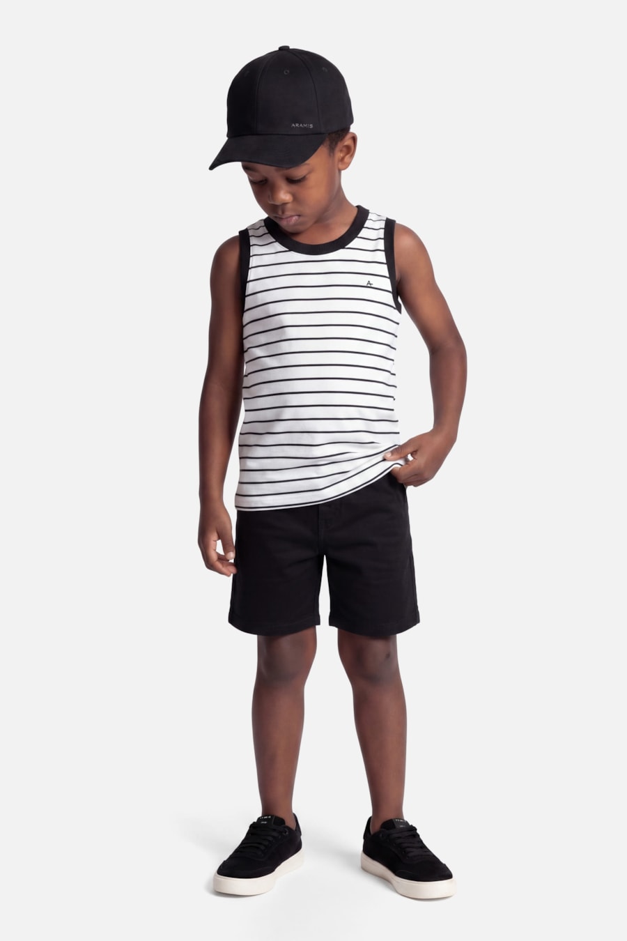 Regata Infantil Listrada Off White C/Preto — foto 2 de 3