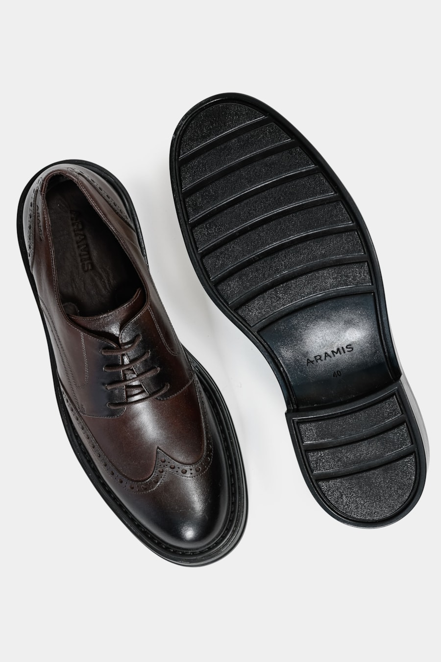 Sapato Couro Lexus Brogue Cafe — foto 4 de 5