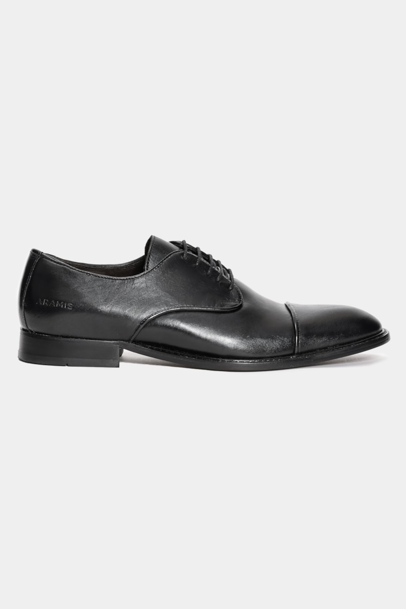 Sapato Social Couro Amarracão Preto
