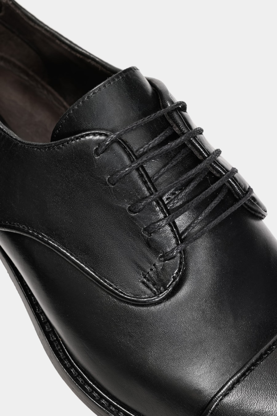 Sapato Social Couro Amarracão Preto — foto 6 de 6