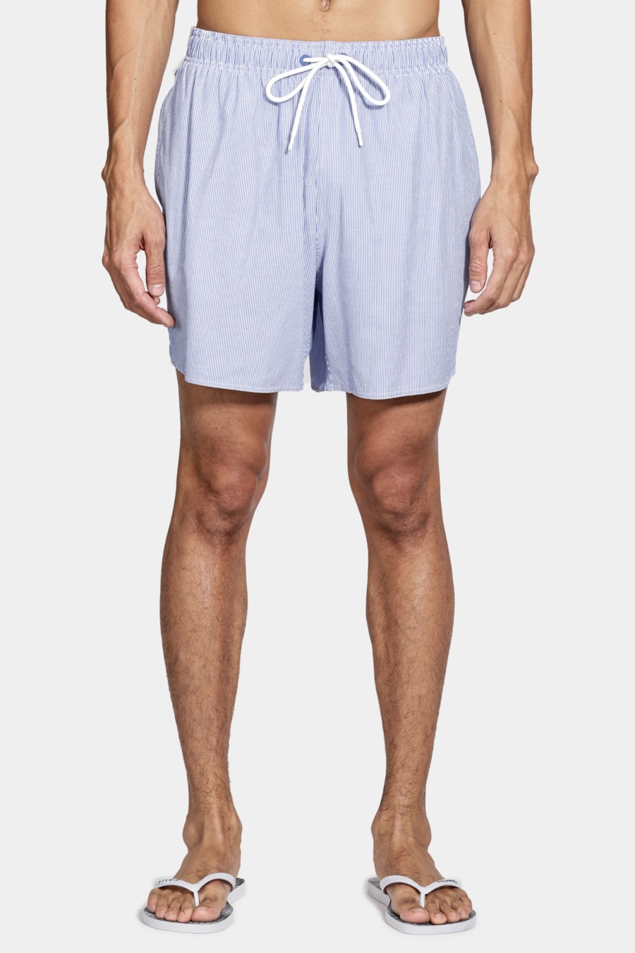Short Elástico Stripe Navy Marinho — foto 6 de 9