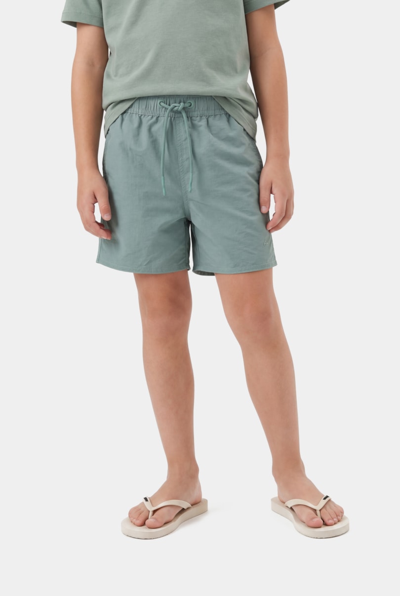 Short Infantil Básico Elástico Verde Claro
