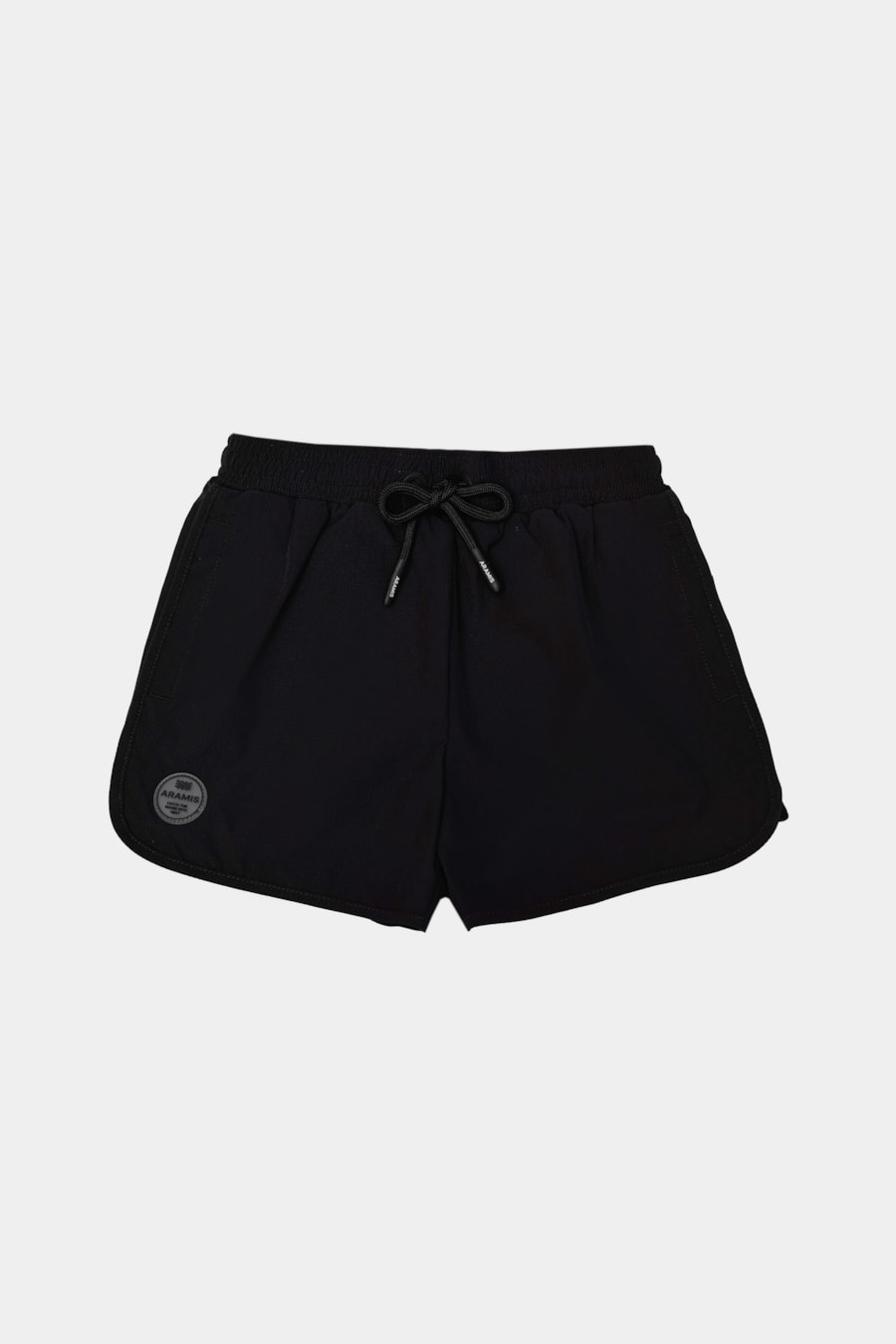 Short Infantil Liso Com Abertura Lateral Preto — foto 3 de 3