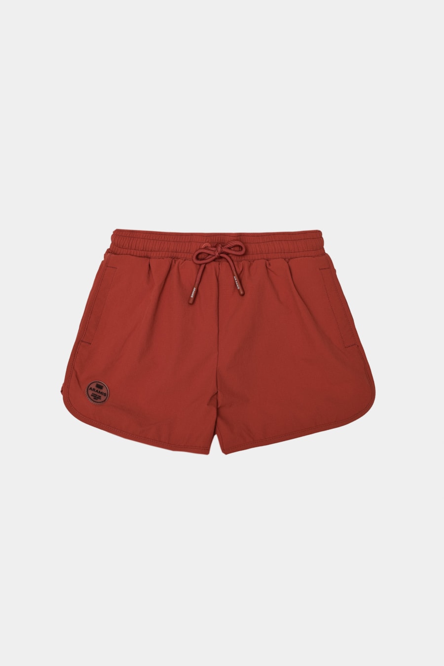 Short Infantil Liso Com Abertura Lateral Telha — foto 3 de 3