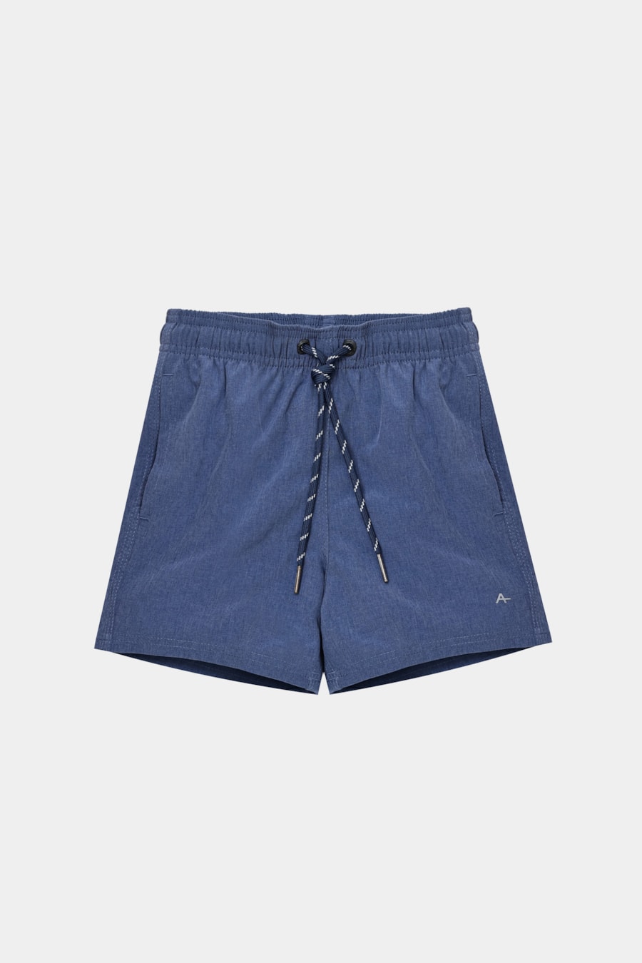 Short Infantil Mescla Color Elástico Azul Medio - Não Ativar Mostruário — foto 5 de 6