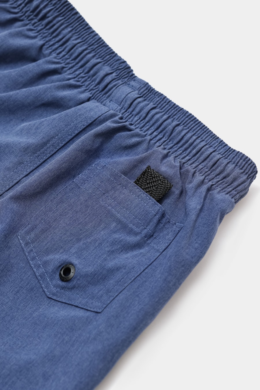 Short Infantil Mescla Color Elástico Azul Medio - Não Ativar Mostruário — foto 6 de 6