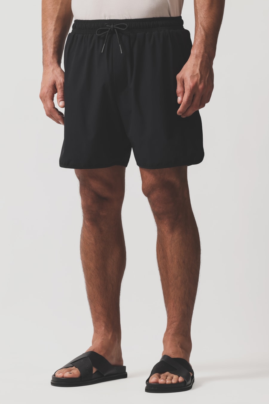 Short Poliamida Texture Com Elastano Preto — foto 1 de 7