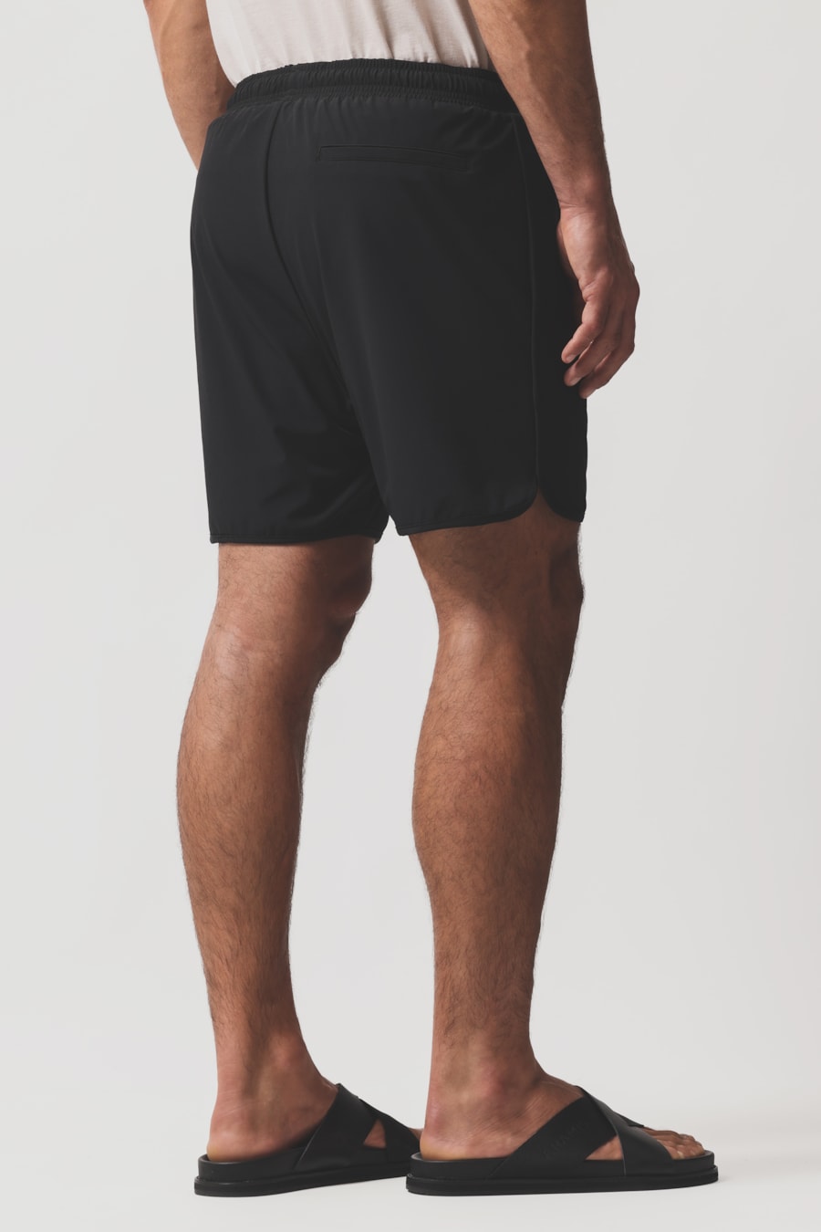 Short Poliamida Texture Com Elastano Preto — foto 5 de 7