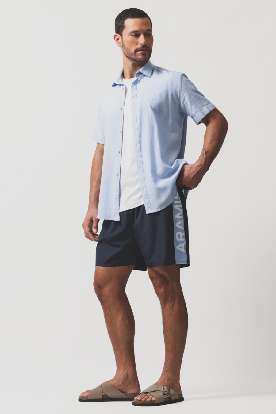 Short Polyester Aramis Marinho — foto 2 de 5