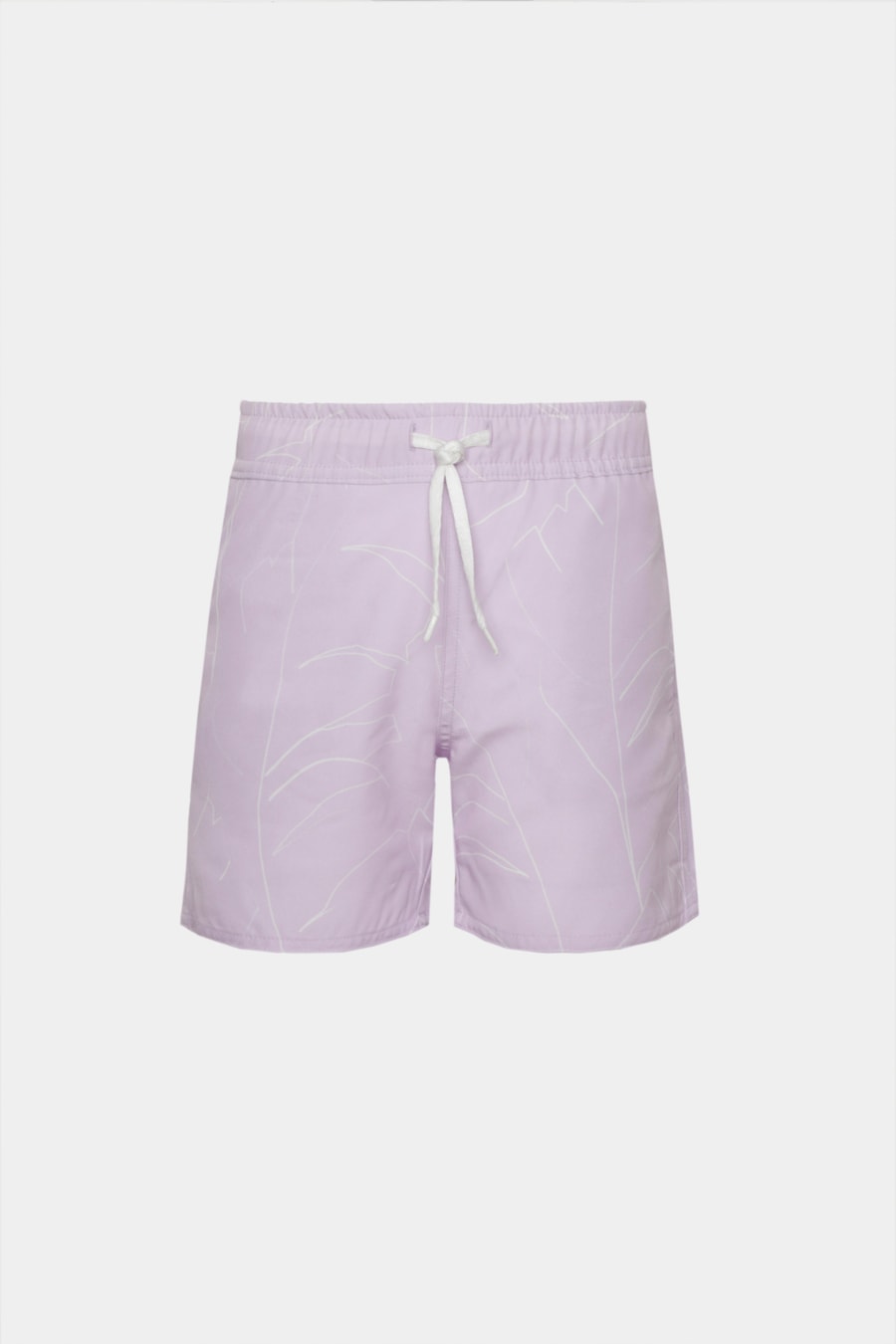 Short Praia Infantil Floral Elástico Lilas — foto 3 de 4
