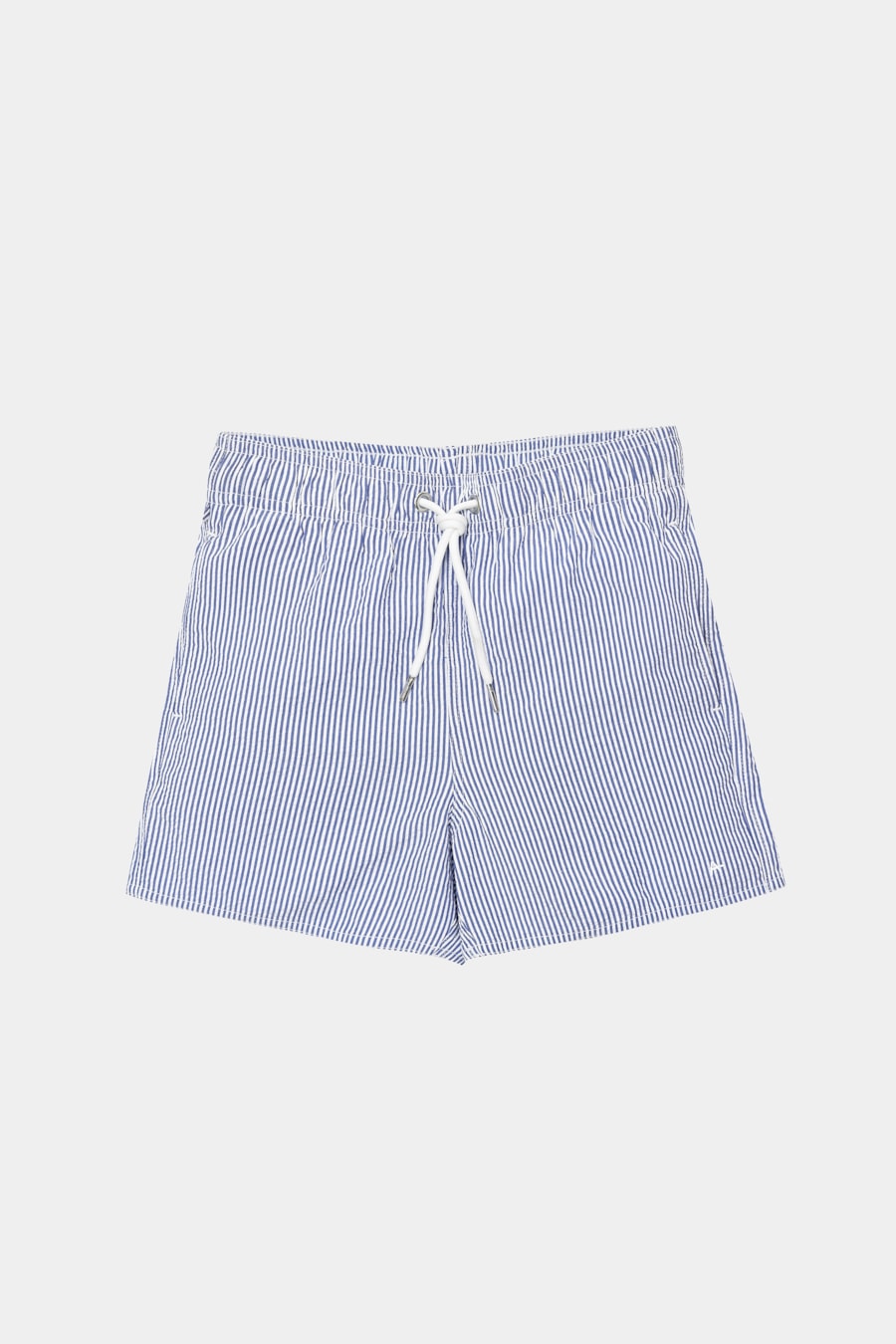 Short Praia Infantil Listrado Navy Marinho — foto 6 de 7