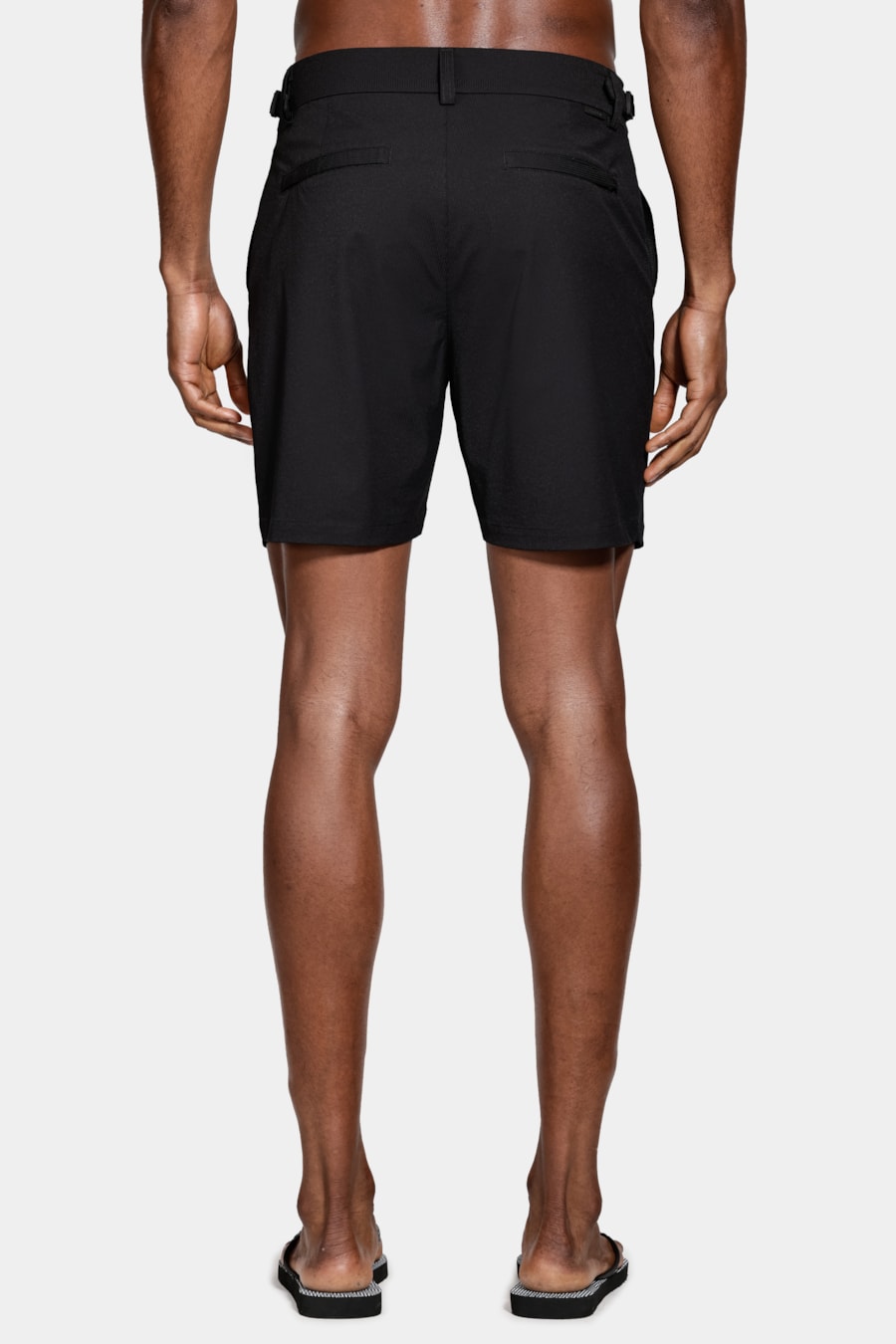 Short Tecnológico Com Fivela Textura Preto — foto 8 de 9