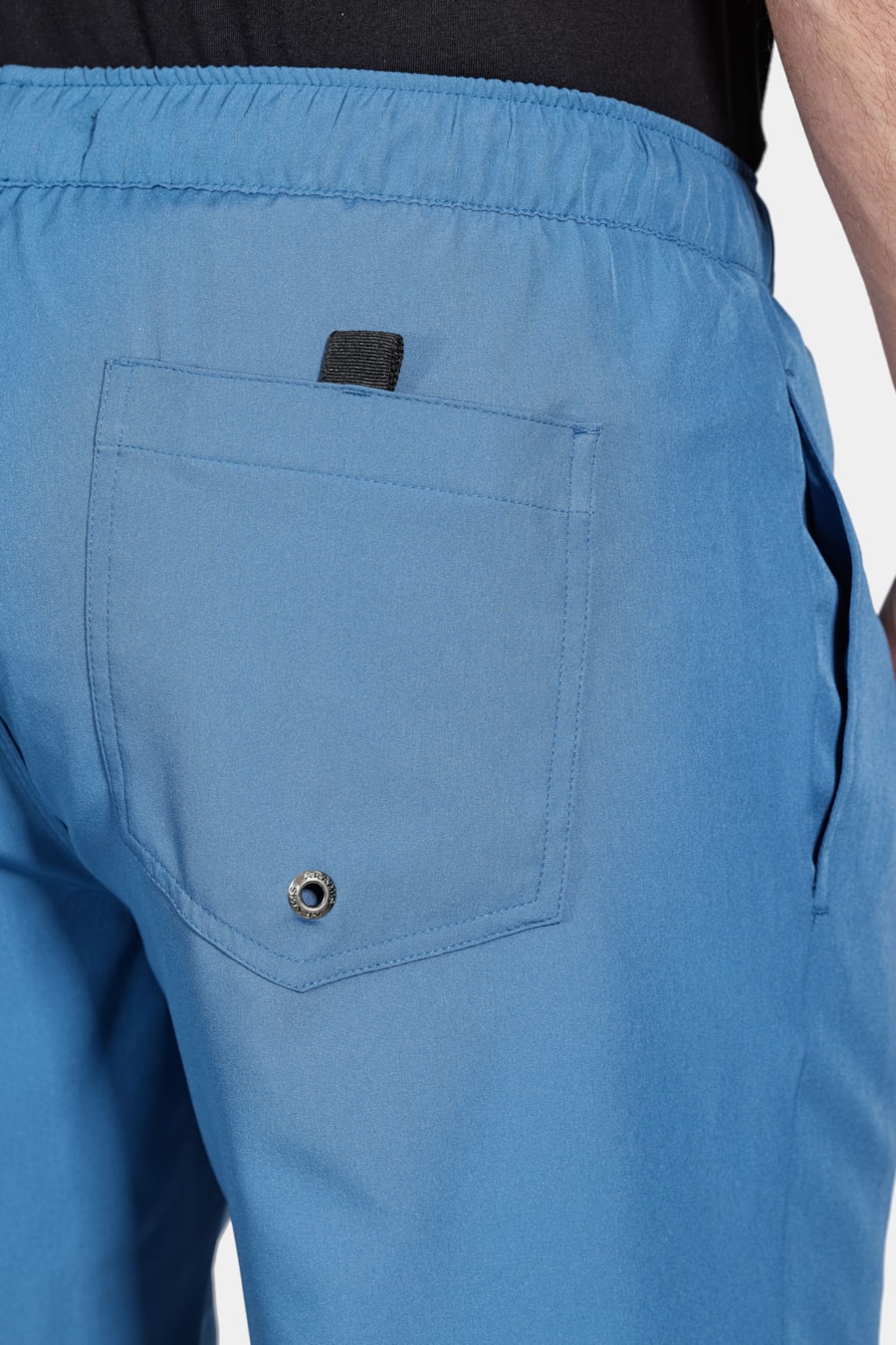 Shorts D' Água Liso Azul Cobalto — foto 4 de 9