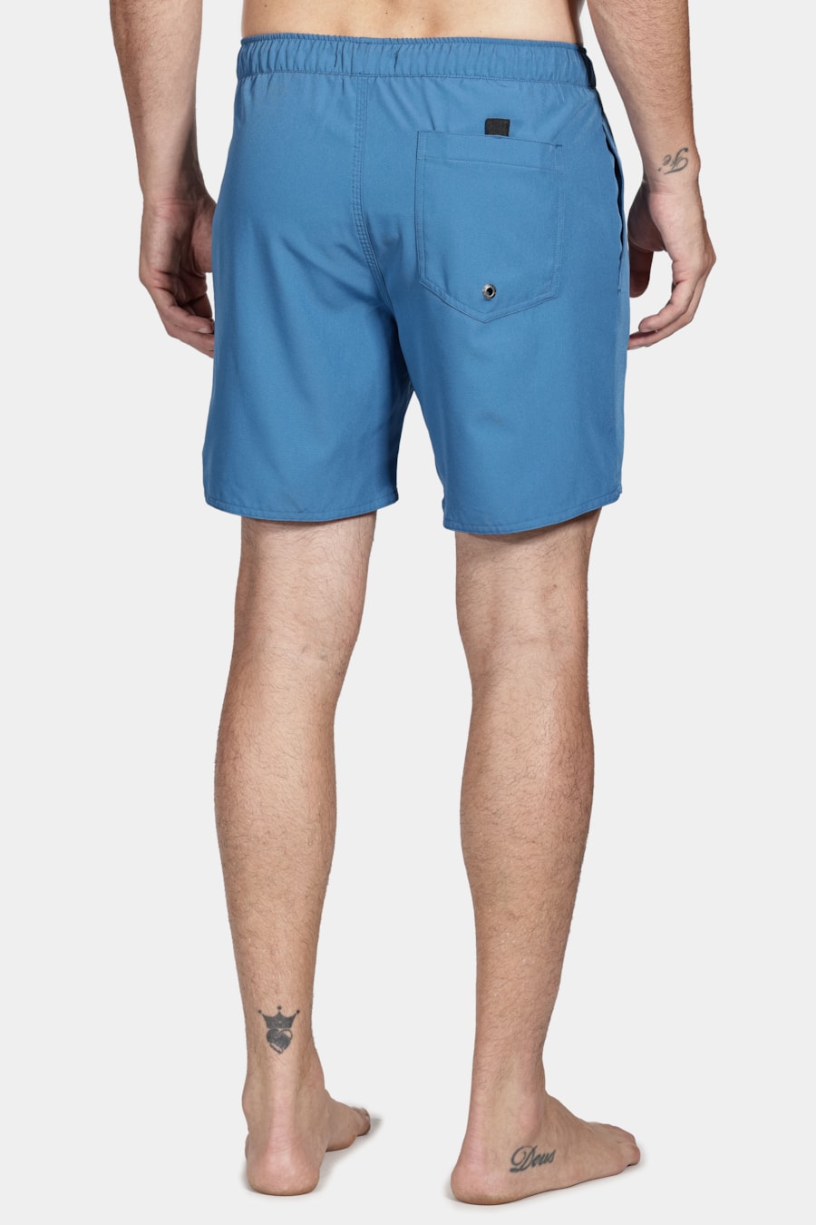 Shorts D' Água Liso Azul Cobalto — foto 8 de 9