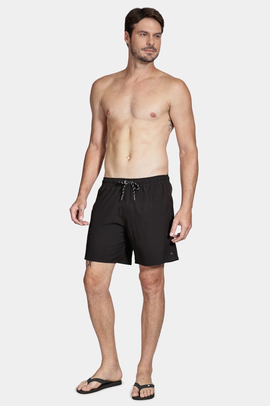 Shorts D' Água Liso Preto — foto 7 de 10