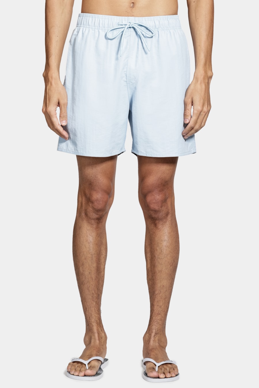 Shorts de Elástico Básico Color Azul Claro — foto 6 de 8