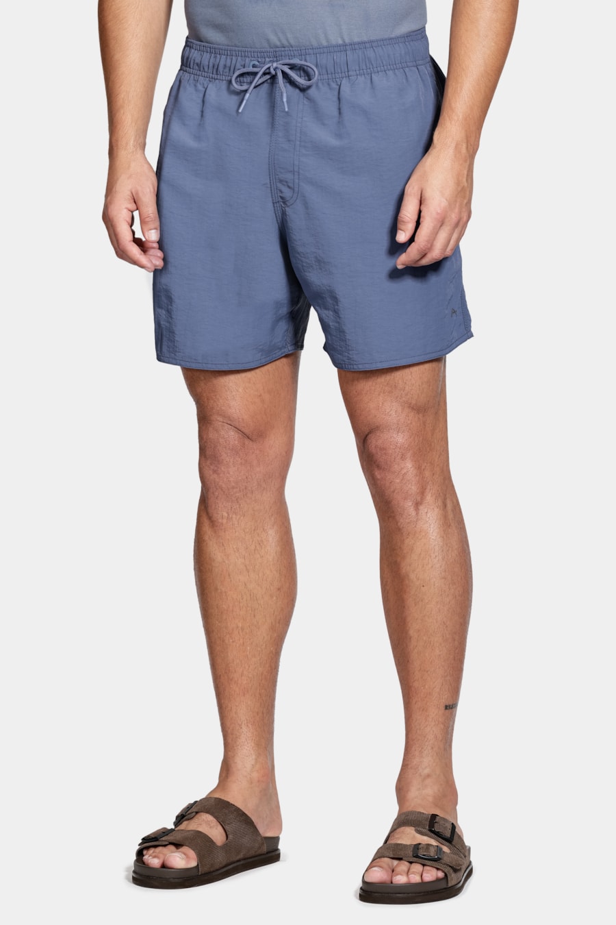 Shorts de Elástico Básico Color Azul Indigo — foto 1 de 8