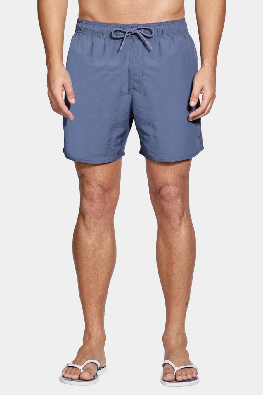 Shorts de Elástico Básico Color Azul Indigo — foto 6 de 8