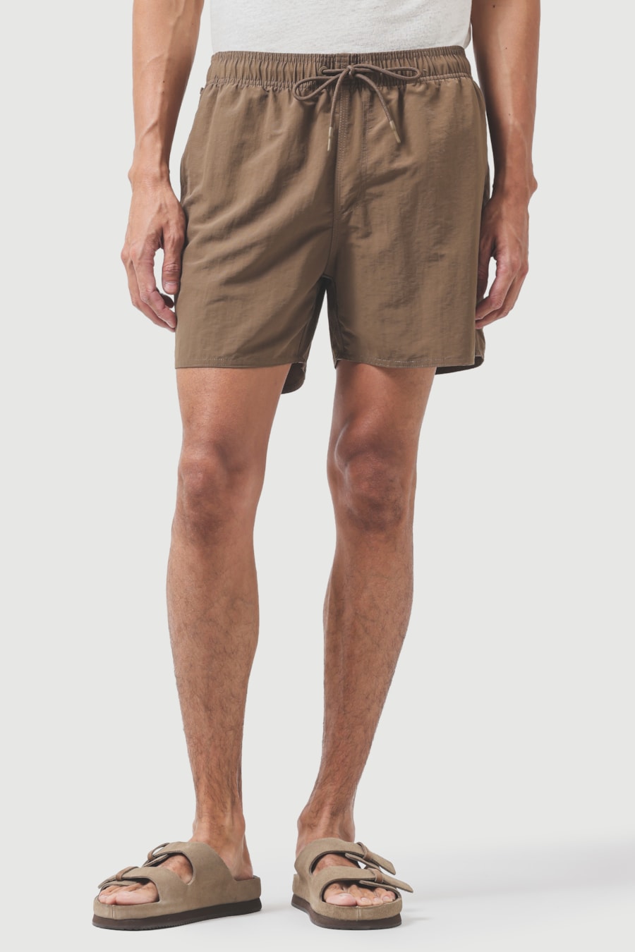 Shorts de Elástico Básico Color Charuto 118 — foto 1 de 9