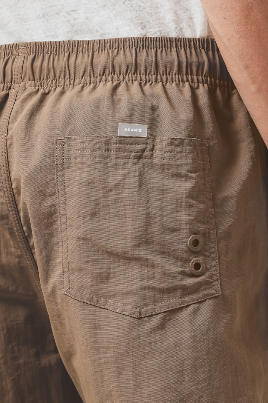 Shorts de Elástico Básico Color Charuto 118 — foto 4 de 9