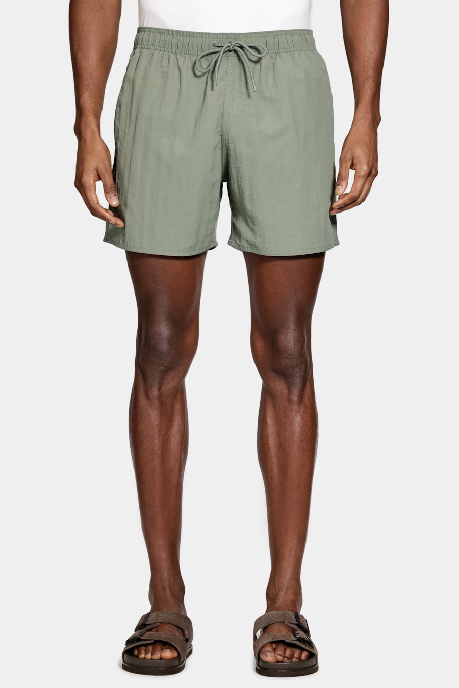 Shorts de Elástico Básico Color Verde Claro — foto 1 de 10
