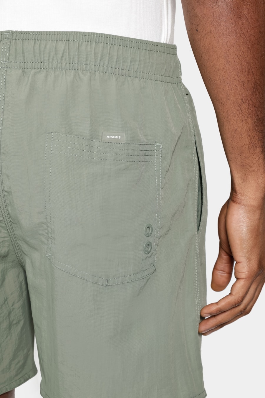 Shorts de Elástico Básico Color Verde Claro — foto 5 de 10